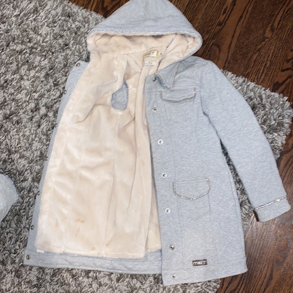 MET girls small coat - made in Italy - warm fur inside - Picture 2 of 5
